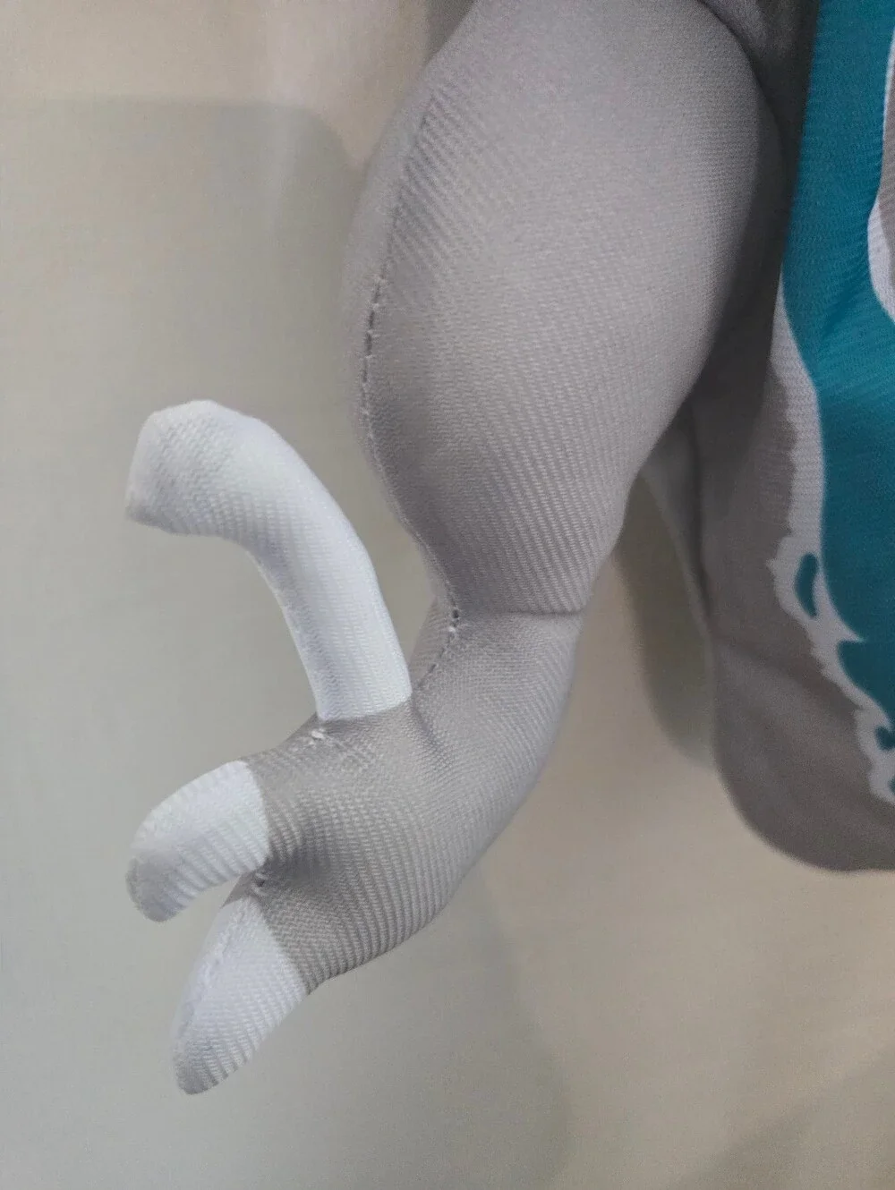 Raptor Pet Costume - Gray & Teal (XS/S)